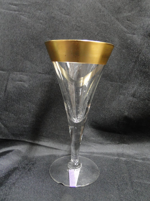 Dorothy Thorpe Golden Band, Wide Gold Band: Wine Glass, 6", As Is