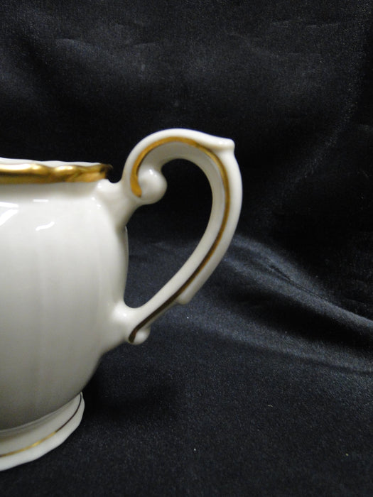 Syracuse Brantley, Wide Gold Trim: Creamer / Cream Pitcher, 3 3/4" Tall