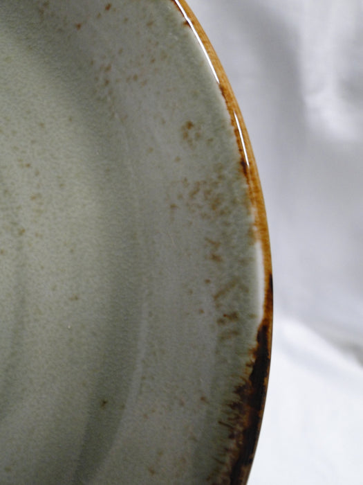 Steelite Craft, England: Green Coupe Dinner Plate, 10", Flaw