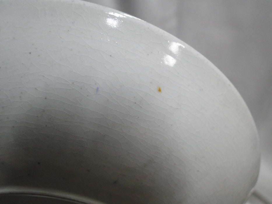 Burleigh / Burgess & Leigh Willow Blue Gold Trim: Cup & Saucer Set, Crazing