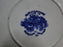 Burleigh / Burgess & Leigh Willow Blue Gold Trim: Cup & Saucer Set, Crazing