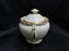 Syracuse Brantley, Wide Gold Trim: Sugar Bowl & Lid, 4 1/2" Tall, As Is