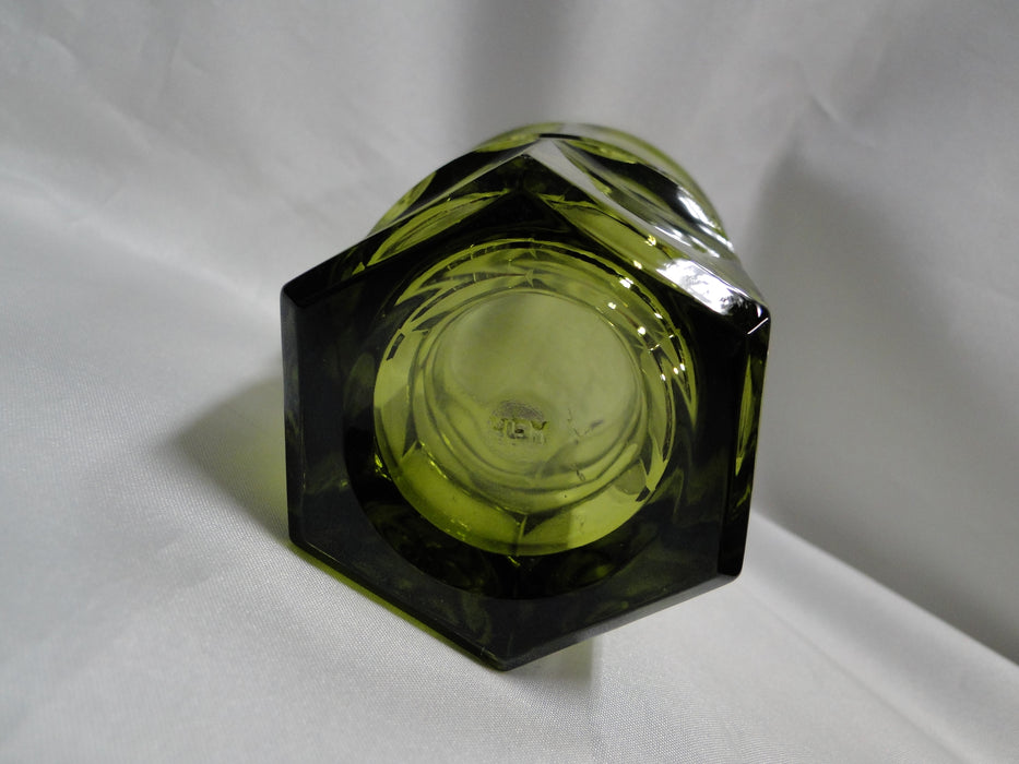 Fostoria Argus Green: Flat Tumbler, 5 1/4" Tall, As Is