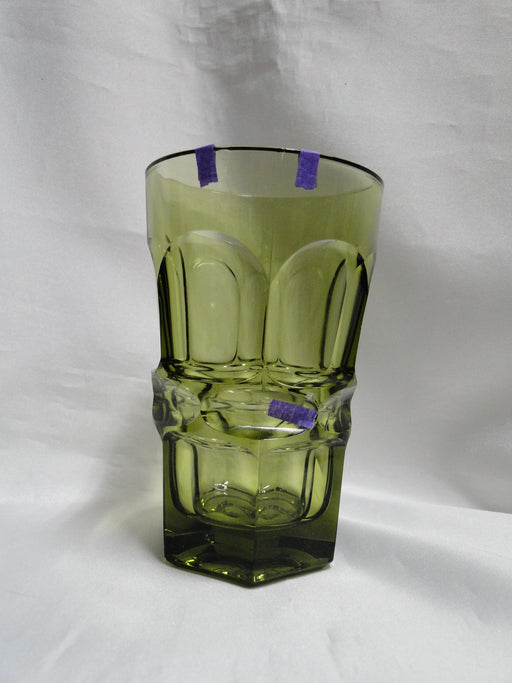 Fostoria Argus Green: Flat Tumbler, 5 1/4" Tall, As Is