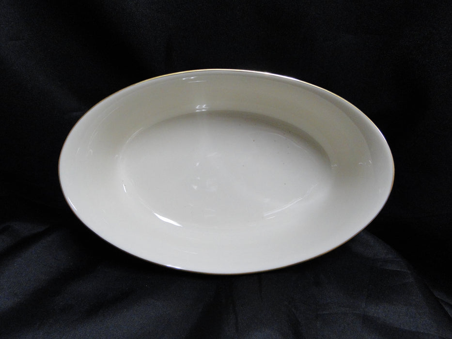 Lenox Eternal, Ivory w/ Gold Trim: Oval Serving Bowl (s), 10 1/8"