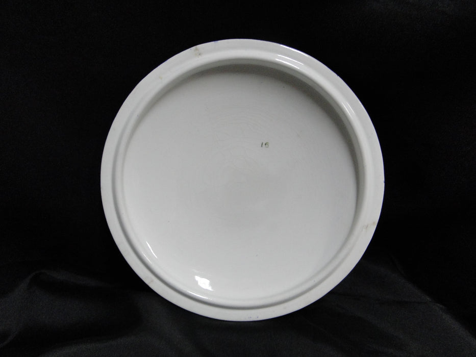 Myott Staffordshire Corinth Blue, Scrolls on Blue Band: Serving Bowl & Lid As Is