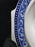 Myott Staffordshire Corinth Blue, Scrolls on Blue Band: Serving Bowl & Lid As Is