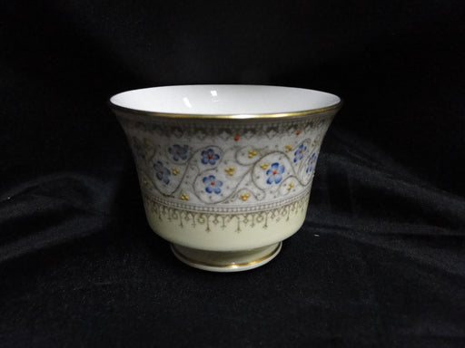 Royal Worcester Lady Evelyn, Scrolls, Florals: Small Open Sugar Bowl 2 1/8" Tall