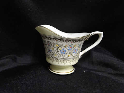 Royal Worcester Lady Evelyn, Scrolls, Florals: Small Creamer, 2 1/4" Tall