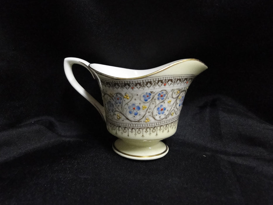 Royal Worcester Lady Evelyn, Scrolls, Florals: Small Creamer, 2 1/4" Tall