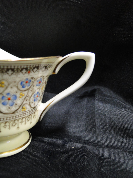 Royal Worcester Lady Evelyn, Scrolls, Florals: Small Creamer, 2 1/4" Tall