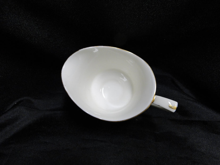 Royal Worcester Lady Evelyn, Scrolls, Florals: Small Creamer, 2 1/4" Tall