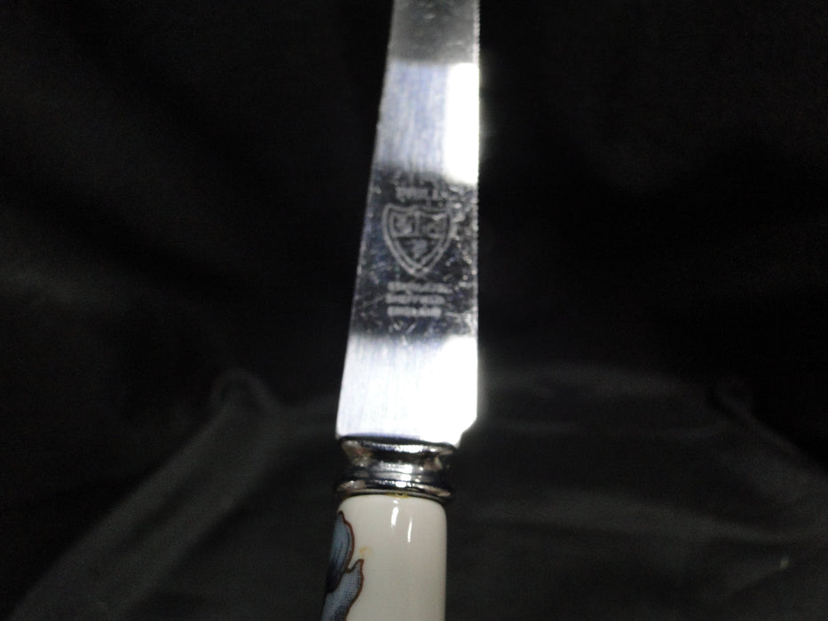 Villeroy & Boch Amapola, Blue & Orange Flowers, Prill: Cheese Knife, 8 3/8"