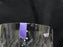 Rogaska Gallia, Gray & Polished Florals: Iced Tea, 9 5/8", Star Base, As Is