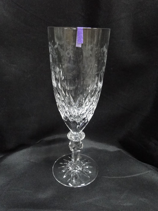 Rogaska Gallia, Gray & Polished Florals: Iced Tea, 9 5/8", Star Base, As Is