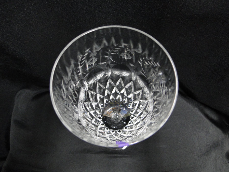 Rogaska Gallia, Gray & Polished Florals: Iced Tea, 9 5/8", Star Base, As Is