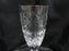 Rogaska Gallia, Gray & Polished Florals: Iced Tea, 9 5/8", Star Base, As Is