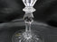 Rogaska Gallia, Gray & Polished Florals: Iced Tea, 9 5/8", Star Base, As Is