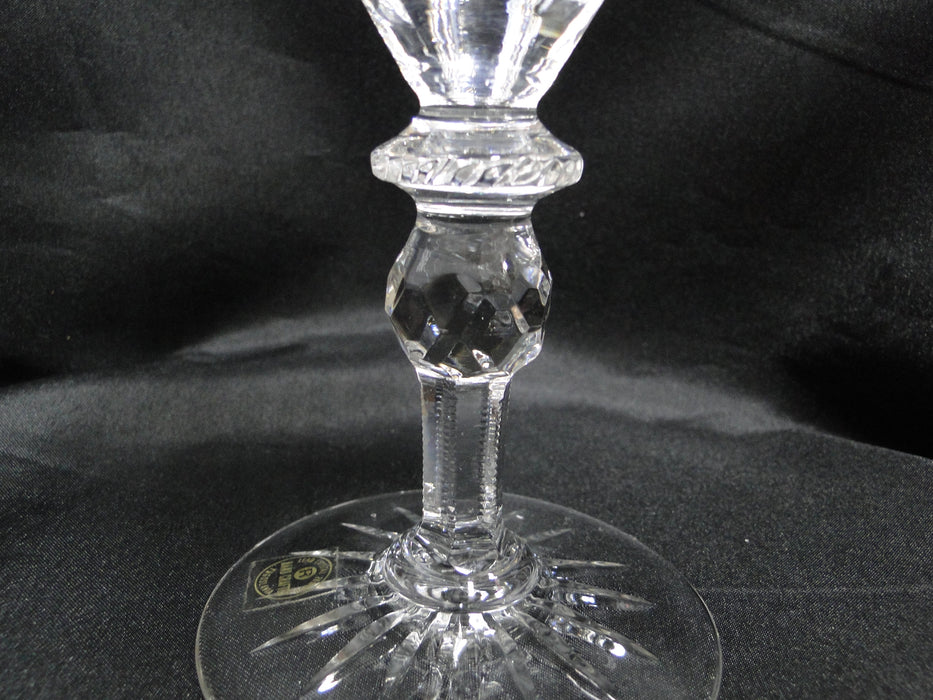 Rogaska Gallia, Gray & Polished Florals: Iced Tea, 9 5/8", Star Base, As Is