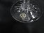Rogaska Gallia, Gray & Polished Florals: Iced Tea, 9 5/8", Star Base, As Is