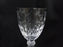 Rogaska Gallia, Gray & Polished Florals: Water or Wine Goblet (s), 9 1/4" X Base