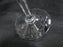 Rogaska Gallia, Gray & Polished Florals: Water or Wine Goblet (s), 9 1/4" X Base