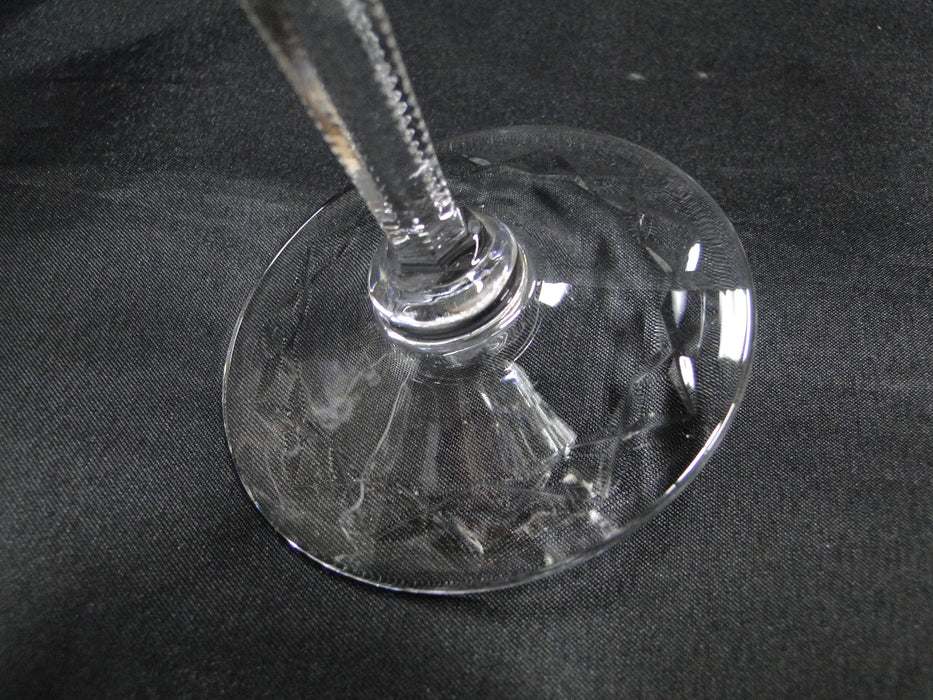 Rogaska Gallia, Gray & Polished Florals: Water or Wine Goblet (s), 9 1/4" X Base
