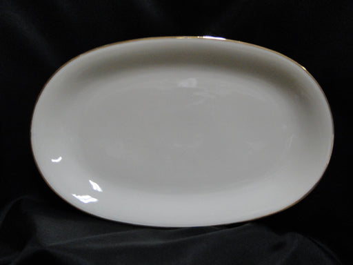 Elfenbein (Bavaria) Ivory w/ Gold Trim: Oval Serving Platter, 14 1/4" x 9"