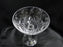 Rogaska Gallia, Gray & Polished Florals: Champagne / Sherbet (s), 7 1/8", X Base