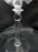 Rogaska Gallia, Gray & Polished Florals: Champagne / Sherbet (s), 7 1/8", X Base