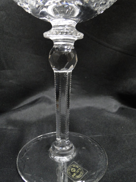 Rogaska Gallia, Gray & Polished Florals: Champagne / Sherbet (s), 7 1/8", X Base