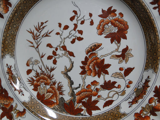 Spode Indian Tree Orange Rust: Dinner Plate, 10 1/2", As Is