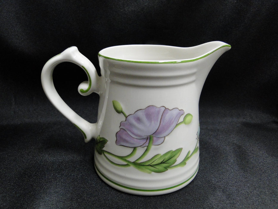 Villeroy & Boch Amapola, Purple Flowers: Creamer / Cream Pitcher, 3 1/2" Tall