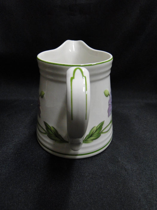 Villeroy & Boch Amapola, Purple Flowers: Creamer / Cream Pitcher, 3 1/2" Tall