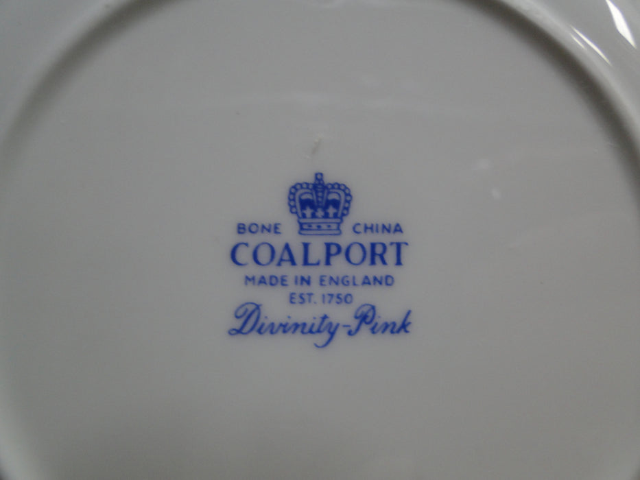 Coalport Divinity Pink: Wine Bottle Coaster / Dish, 4 7/8" x 3/4"