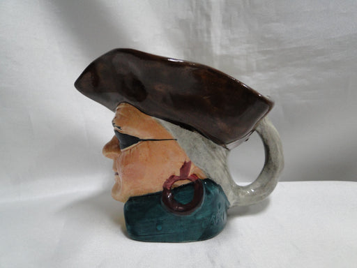 Cooper Clayton Toby Jug: "Cap'n Patch", Pirate, 3 1/2" Tall