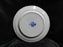 Belvoir Castle Blue & White, Floral Rim: Dinner Plate, 10 1/4", Crazing