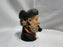 Toby Jug: Artist Smoking a Pipe, 4" Tall, Crazing