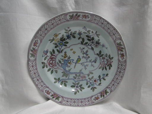 Adams Singapore Bird, Celadon w/ Florals: Dinner Plate (s), 10 1/8"