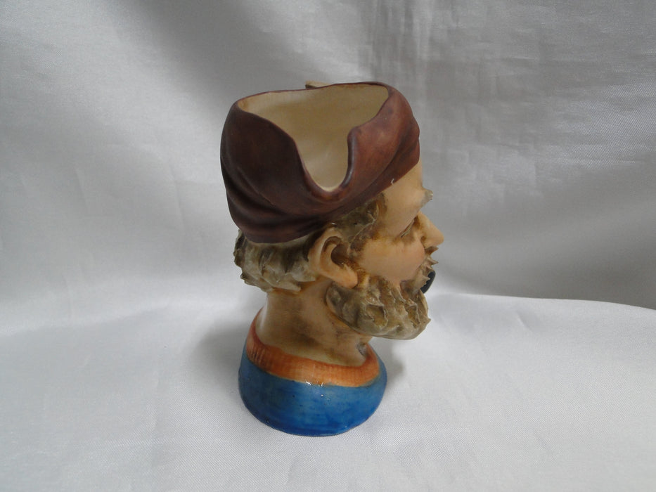 Toby Jug: Sailor Smoking a Pipe, 4" Tall, Crazing