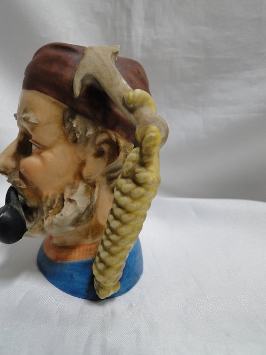 Toby Jug: Sailor Smoking a Pipe, 4" Tall, Crazing