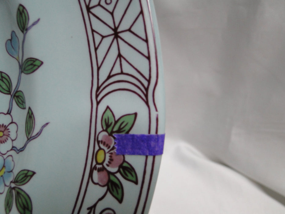 Adams Singapore Bird, Celadon w/ Florals: Dinner Plate, 10 1/8", Nick