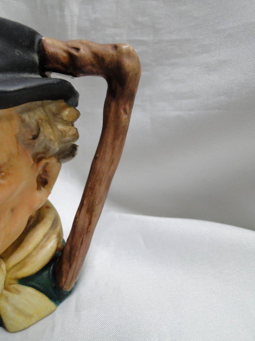 Toby Jug: Man w/ Eyeglasses, 4" Tall, As Is
