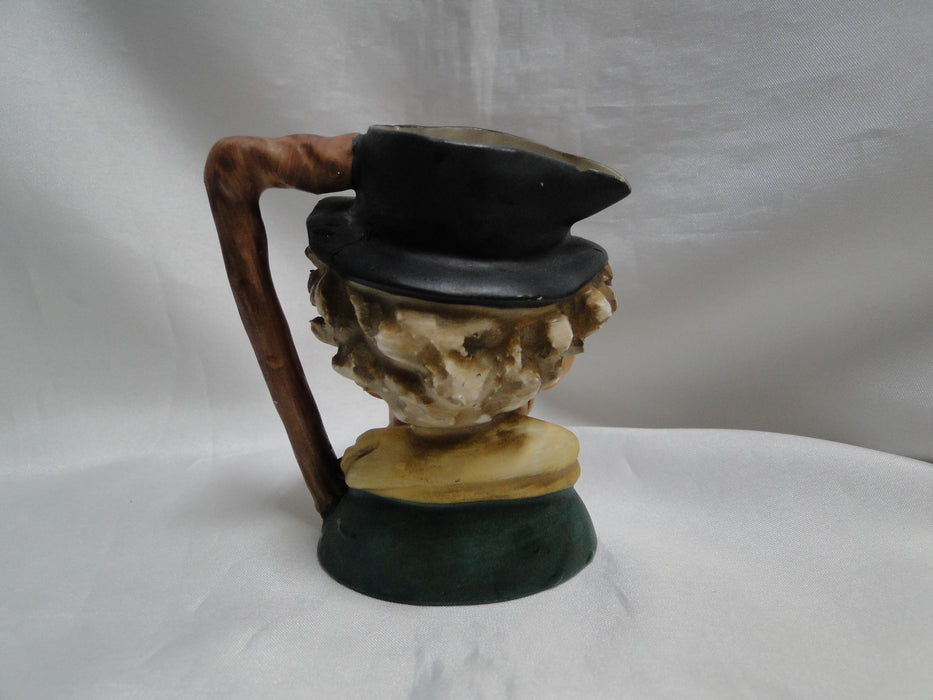 Toby Jug: Man w/ Eyeglasses, 4" Tall, As Is