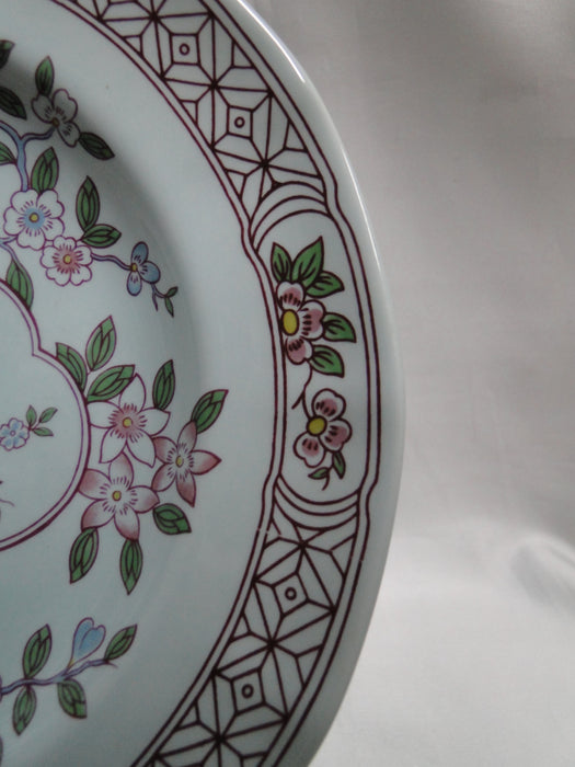Adams Singapore Bird, Celadon w/ Florals: Salad Plate (s), 8 1/8"