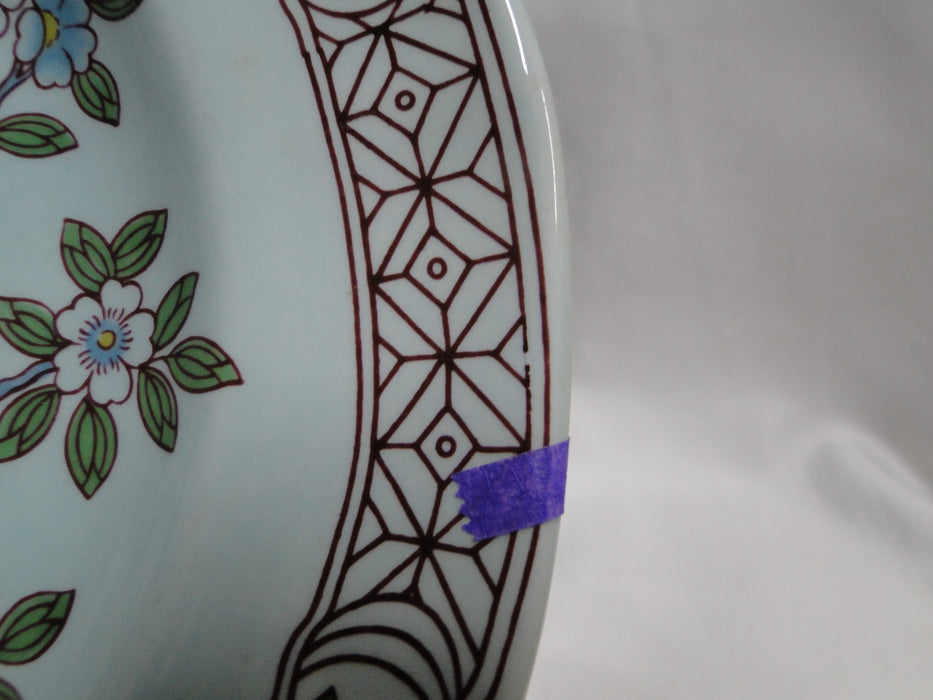 Adams Singapore Bird, Celadon w/ Florals: Salad Plate (s), 8 1/8"