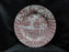 Myott The Hunter Rose, Pink & White Scene, England: Dinner Plate, 9 3/4"