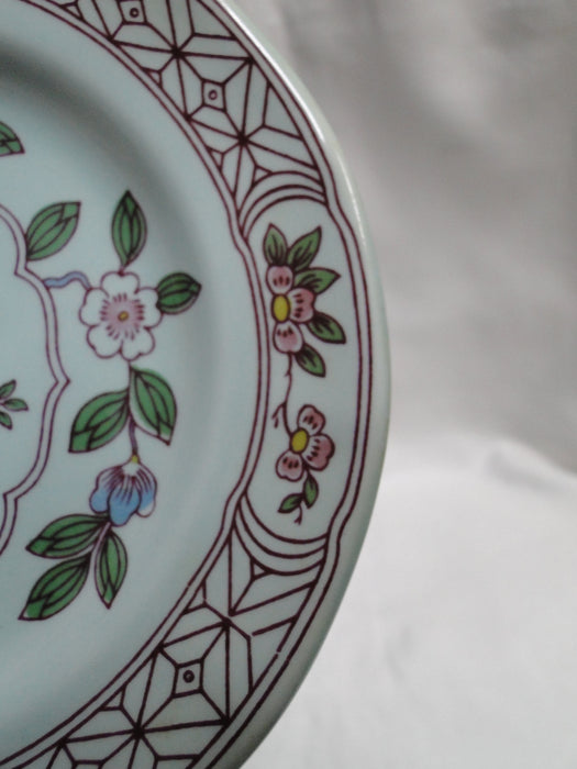 Adams Singapore Bird, Celadon w/ Florals: Bread Plate (s), 6"
