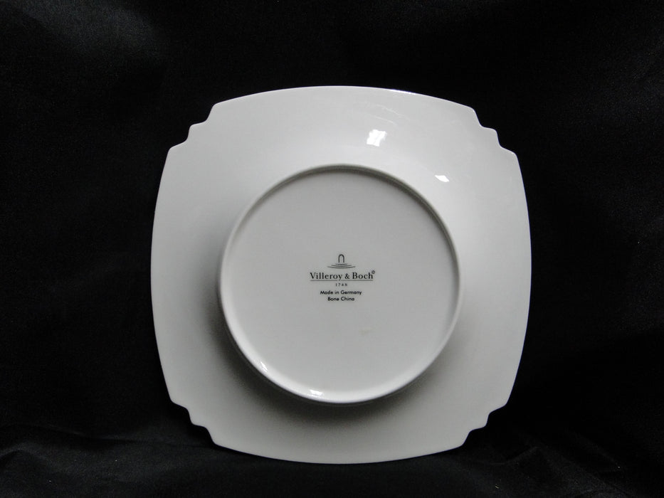 Villeroy & Boch Vivian Bourbon, Yellow Floral Rim: Square Salad Plate (s) 8 1/4"