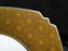 Villeroy & Boch Vivian Tobacco, Brown Floral Rim: Square Charger Plate, 12 3/4"